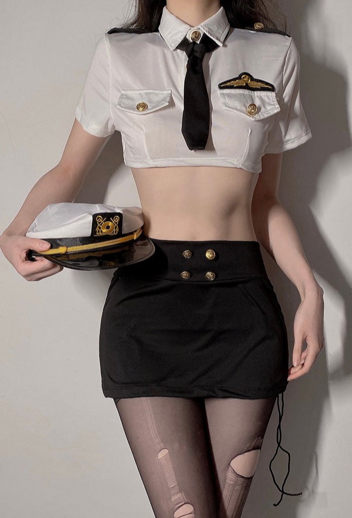 性感空姐套装 Sexy Flight Attendant Outfit