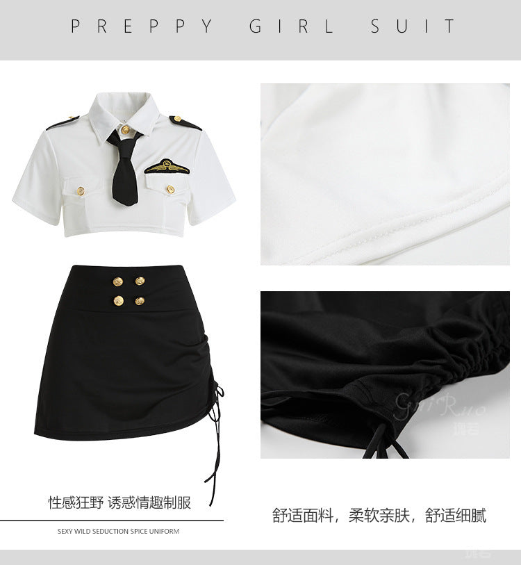 性感空姐套装 Sexy Flight Attendant Outfit