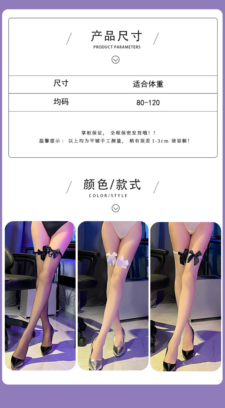 蝴蝶结长筒丝袜 Ribbon Thigh-high Stocking