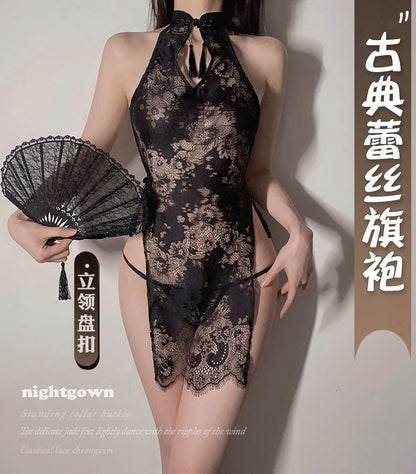 性感古风旗袍制服 Sexy Traditional Qipao Outfit