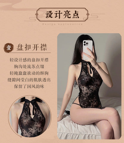 性感古风旗袍制服 Sexy Traditional Qipao Outfit